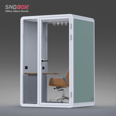 China Adjustable (height) Portable Acoustic Phone Booth Privacy Office Meeting Pod Office Cabin Indoor For Single People soundproof office pod for sale