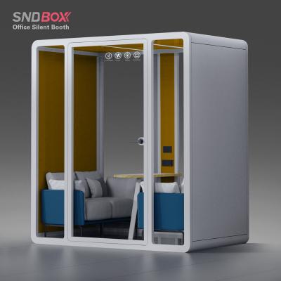 China Adjustable (height) Modern home booths portable office pod soundproof studio booth soundproof meeting room for sale