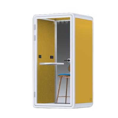 China Adjustable (height) Multi-Purpose Studio Office Telephone Pod Soundproof Office Phone Booth Indoor Office Pods for sale