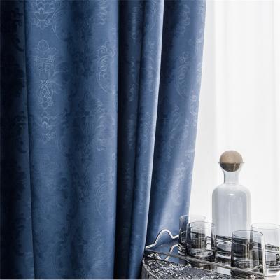 China China Wholesale Blackout Curtain In Different Color Stock Lot Embossed Curtains for sale