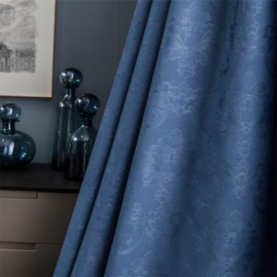 China Blackout Blackout Blackout Modern Colorful Embossed Curtain For Living Room Office Window for sale