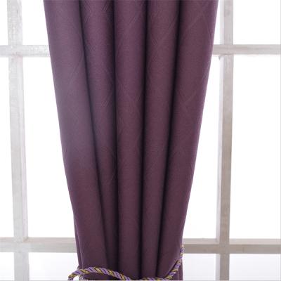 China Blackout Factory Wholesale Cheap Price Embossed Blackout Stripe Curtain For Hotel for sale