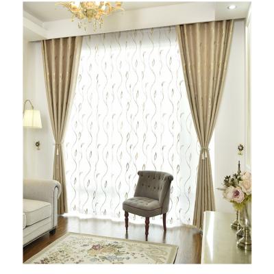 China Blackout Factory Made Luxury Window Curtains For Living Room Ready Made Curtain for sale