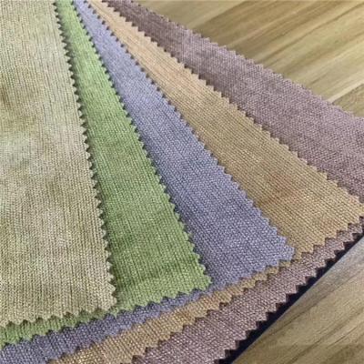 China Nordic modern blackout chenille thick pure color ombre curtain fabric wholesale for sale