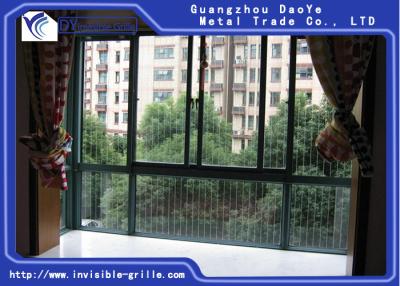 China Altas parrillas de la seguridad de los edificios de la subida para el material del aluminio de Windows de la casa en venta