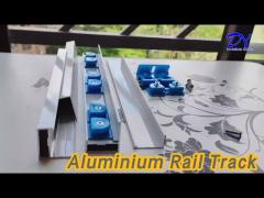 Invisible Grille Aluminium Rail Track 1.5mm Thickness For Balcony Safety