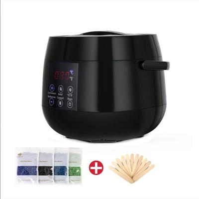 China Smart Exfoliators Private Label Hair Removal Digital LCD Waxing Machine Wax Warmers Set Wholesale Wax Heater for sale