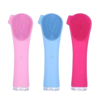 China Recommended 2021 Hot Selling Acne Treatment Private Label Rechargeable Electric Facial Massager Cleansing Brush for sale