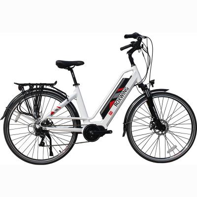 China Aluminum alloy the latest design of aluminum alloy E-bike 250 w36v10ah city leisure electric bicycle for sale