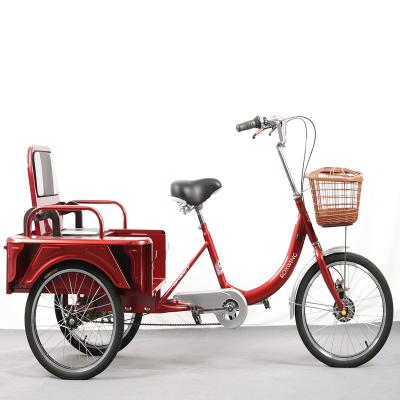 China Concessions Price Steel Frame 250w 48V 15ah Single Speed ​​Freight Electric Tricycle Three Wheel for sale