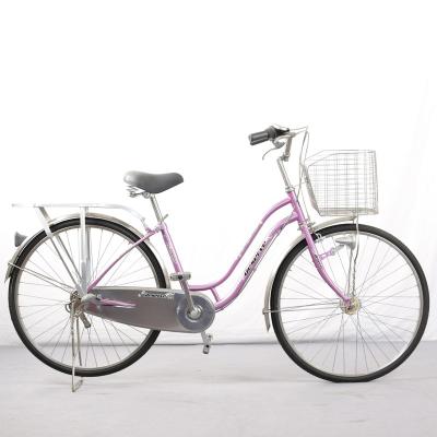 China Popular Ladies Bike 26 Inch Stylish Dynamo Lighting Aluminum City Bike Ladies Bike for sale