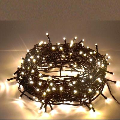 China Transparent Led Wire Wedding Party Fairy Christmas Lamp 220V/110V 10m 100leds LED String Light String Light for sale