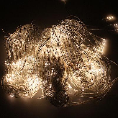 China 1.5*1.5FT Garden Christmas Wedding Party Net 300 LED Mesh Fairy String Lights for sale