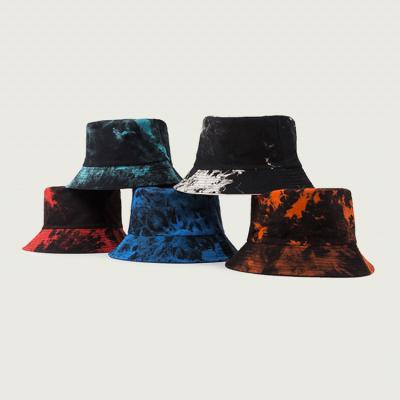 China Fashionable\Trendy Comfortable\Durable Custom Design Reversible Tie Dye Fisherman Bucket Hat for sale