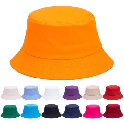 China Fashion logo cotton simple bulk bucket hats\comfortable women\durable unisex custom design quality for sale