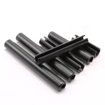 China ZINC in DIN1481 Black Coil Spring Coil Spring Heavy Duty Pin Stock High Quality Steel Slotted Spring Rod for sale