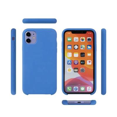 China Shockproof Microfiber Inside Liquid Silicone Case For iPhone 13 Case 4 Smartphone Full Side Protection For iPhone 13 Pro Max Case for sale