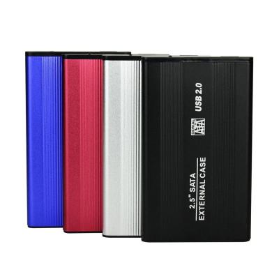 China External mobile Hdd USB3.0 hard disk box 2.5 inch notebook serial port SATA metal shell hdd case for sale