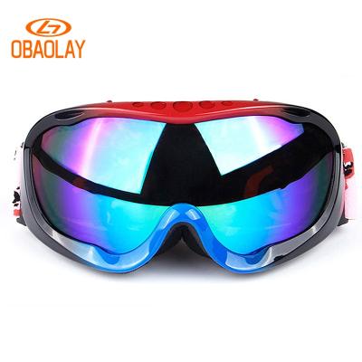 China Anti-attack High Quality Ski Sports Goggles Outdoor Glass Snowboard Ski Goggles Ce Ski Glasses Uv400 High Hardness Wholesale for sale