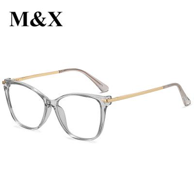 China Optical frames fashion square frame tr90 light glass optical glass frame comfortable simple glasses anti-blue for sale