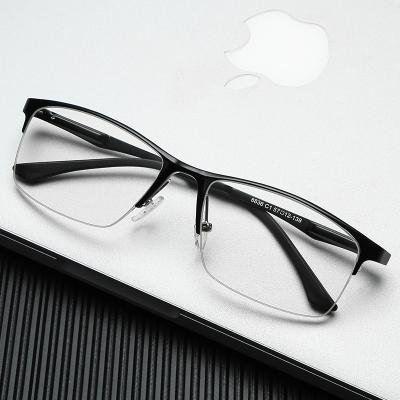 China 20 Years Experience Bule Light Style Frame Alloy Blocking Eyewear Optical Glasses for sale