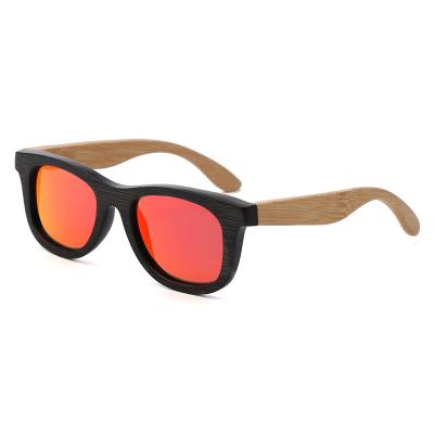 China New fashion children's bamboo sunglasses fashion outdoor sports sunglasses frame bamboo full and wood lenses polarized UV400 light for sale