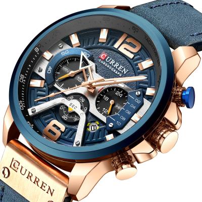 China Wristwatch 2021 Hot Sale Men's Quartz Watch Factory Wristwatches Sales Curren Day/Date New Men's Digital Hot Wrist Watches for sale