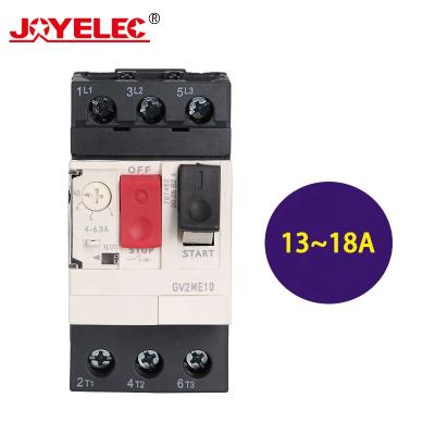 China Motor Starter GV2-ME20C 13-18A Motor Protector Circuit Breaker Switch GV2ME20C GV2 Series 3P GV2-ME20C 13-18A for sale