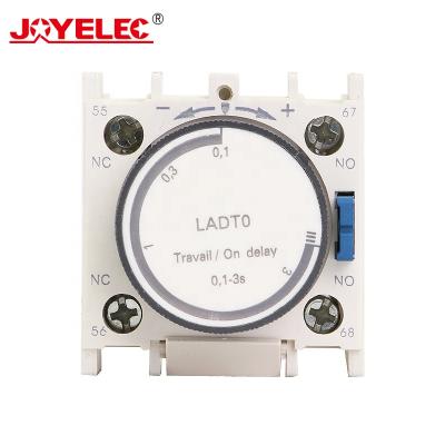 China LADT0 0.1-3S Block Electricity Time Delay LA-DT0 For Contactor AC 1 PAS + 1 OR LADTO LADT0 for sale