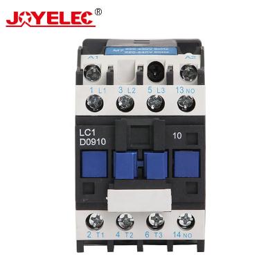 China Plastic CJX2-0910 9A 3P NO AC Contactor CJX2-09 LC1-D09 Series Contactor 220V 380V 110V 48V 36V 24V for sale