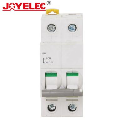 China JOYELEC 1P 2P 3P 4P 230V 415V ISW ISW Isolator Switch 2P 100A for sale