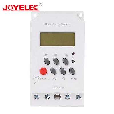 China Timer Switch KG316T-II Smart Microcomputer Time Switch Relay Programmable Electronic Controller 220V 25A KG316T-II for sale