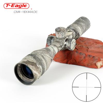 China Waterproof/fogproof/shockproof wholesale spot T-EAGLE 4-16x44 AOE optical sight tactical tactical optics hunting riflescopes red green laser sight for PCP air gun for sale