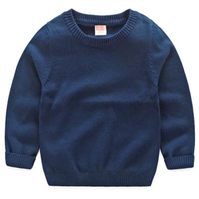 China Wholesale New Arrival Kids Solid Color Warm Knitting Sweater Breathable for sale