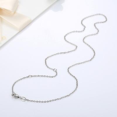 China CLASSIC High Quality Custom Made Necklace 925 Sterling Silver Rope Jewelry Chain for sale