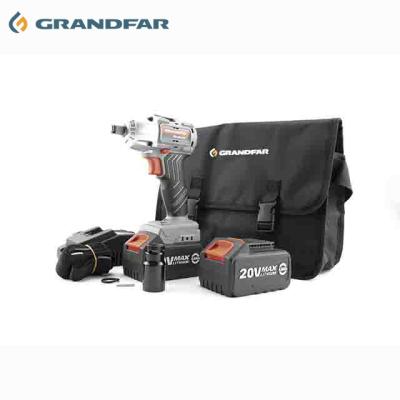 China Grandfar Electronic Brushless Motor Variable Speed ​​Adjustment Cordless IMPACT 1/2 Impact Rips 4.0 Oh for sale