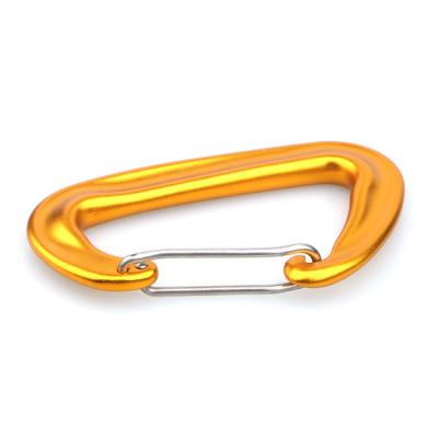 China Factory Direct Selling Carabiner Customization Aluminum Alloy D-ring Pulling Clip Hook For Hammock Key Chain Camping Rise for sale