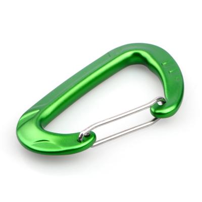 China Lightweight Factory Custom High Quality Aluminum Custom Printed Carabiner Wire Door Swivel Carabiner For Hammock Camping Dog Leash for sale