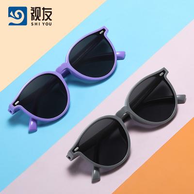 China Fashion sunglasses shape cute kids cartoon Sunglass UV400 round sunglasses children custom logo sunglasses 2021 for sale