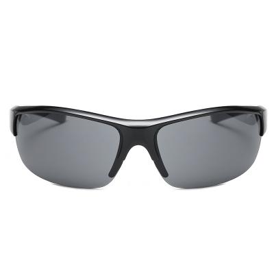 China Custom Recycling Sports Glass OEM Logo Plastic Outdoor Sunglasses Windproof High Quality Sports Sunglasses for sale