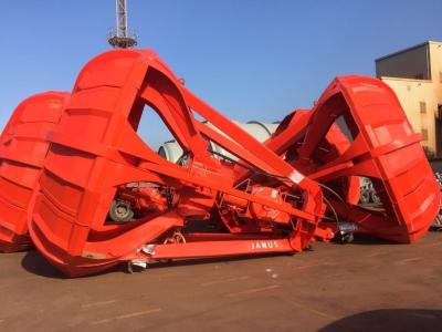 China Mechanical Control Orange Peel Grab Bucket for sale