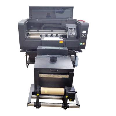 China PET transfer film printing white color mixing flip dtf printer a3 by roll using pet xp600 film printer for dtf printing for sale