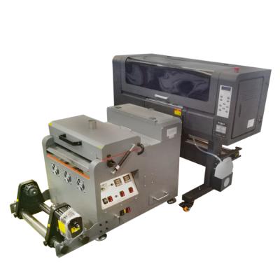 China PET Transfer Film Printing A3 Digital PET Transfer Film DTF Inkjet Printer for T-shirt Printing with XP600 Dual Print Heads for sale