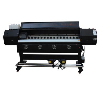 China Indoor outdoor advertising printing dual head galaxy dx5 dx11 printhead 1.8m tarpaulin eco wide format solvent printer xp600 for sale