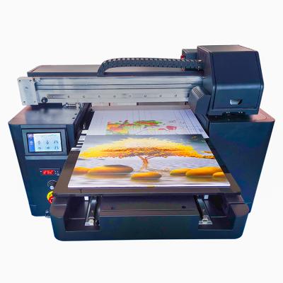 China Decorations CE Certificate Small A2 A3 A4 Digital UV Flatbed Printer Office Printing Machine UV for sale