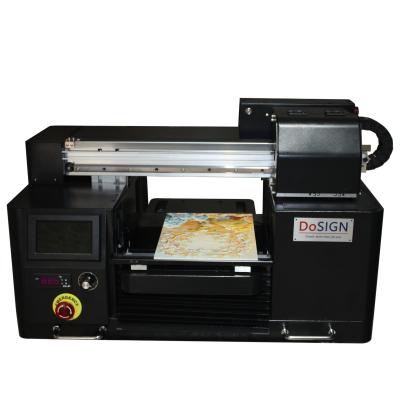 China A4 Decorations Phone Case UV Printer Flatbed 3D Inkjet Texture Printing Machine for sale