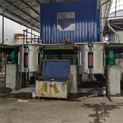 China Cheap Hot Sale 2 Ton Cast Aluminum Scraps Melting Furnace Factory Price Induction Melting Furnace en venta