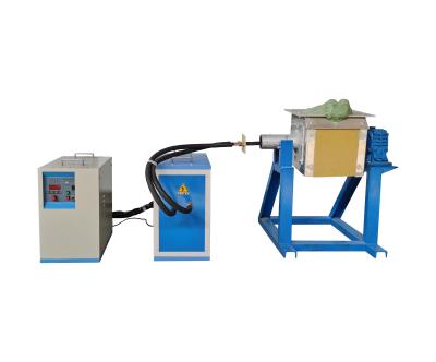 Κίνα Building Material Stores 20kg 50kg 80kg Industrial Small Mini Induction Metal Melting Furnace For Gold Copper Customized προς πώληση