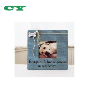 China Pet Memory Frame Pet Memory Frame Pet Memory Frame Best Friends Live On Forever In Our Rustic Hearts Brown Wooden Box Photo Frame Wood, Wooden Welcomed for sale