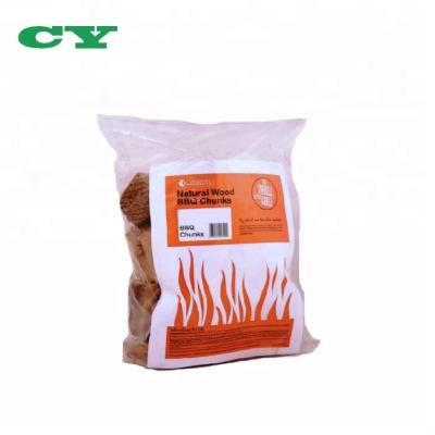 China Dustproof BBQ Wood Chunks for Grilling and Smoking Cherry Wood Cooking Chunks for sale